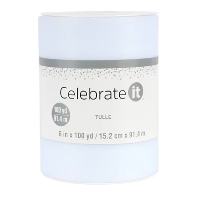 12 Pack: 6" x 100yd. Tulle by Celebrate It™ Occasions™