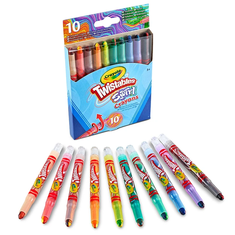 Crayola® SWIRL Mini Twistable Crayons, 6 Packs of 10