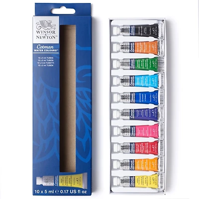 Winsor & Newton™ Cotman Water Colours™  10 Color Paint Set