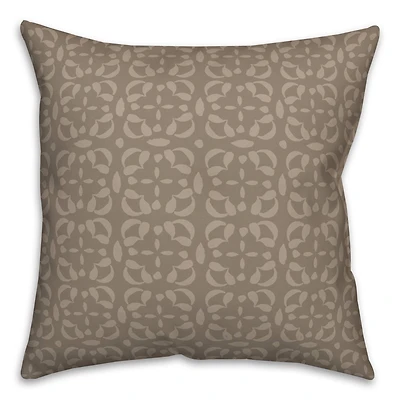 Intricate Circle Stack Throw Pillow