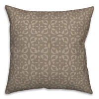 Intricate Circle Stack Throw Pillow