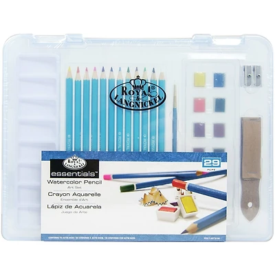 Royal & Langnickel® Essentials™  29 Piece Watercolor Pencil Art Set