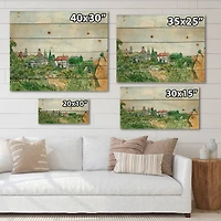 Designart - White House With Red Roof In The Countryside