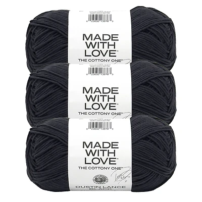 3 Pack Lion Brand® Tom Daley Made with Love™ The Cottony One™ Yarn