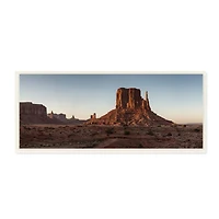 Stupell Industries Dessert Landscape Canyon Sky Blue Brown Photograph,7" x 17"