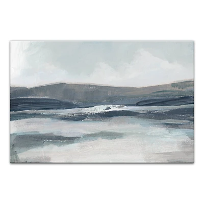 Blue Mountainscape 18" x 12' Canvas Wall Art