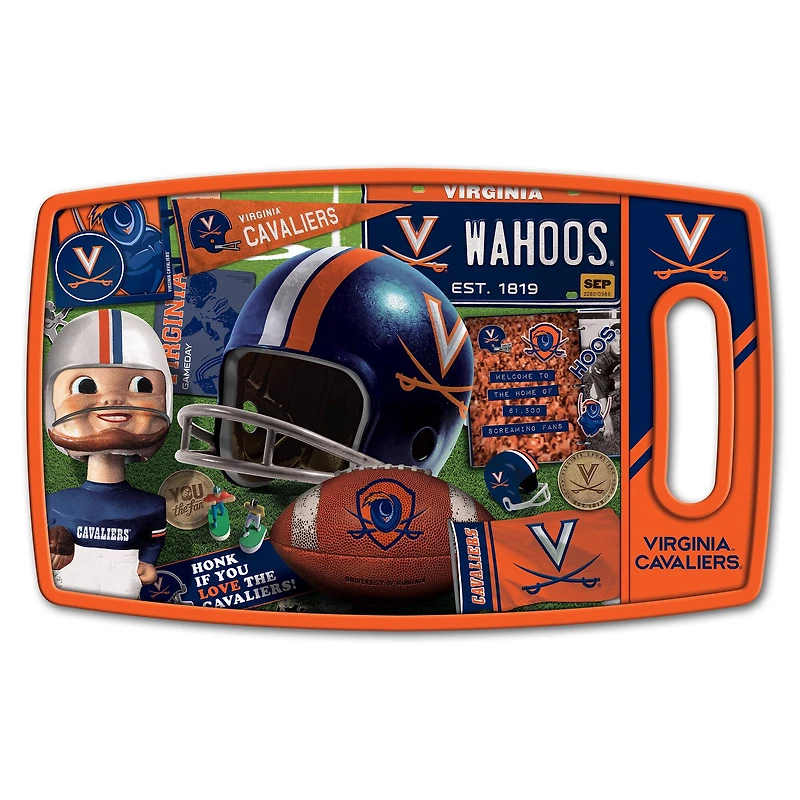  Virginia Cavaliers Retro Series Cutting Board