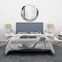 Designart 'Glam fashion High Heels VI' Glam Bedding Set