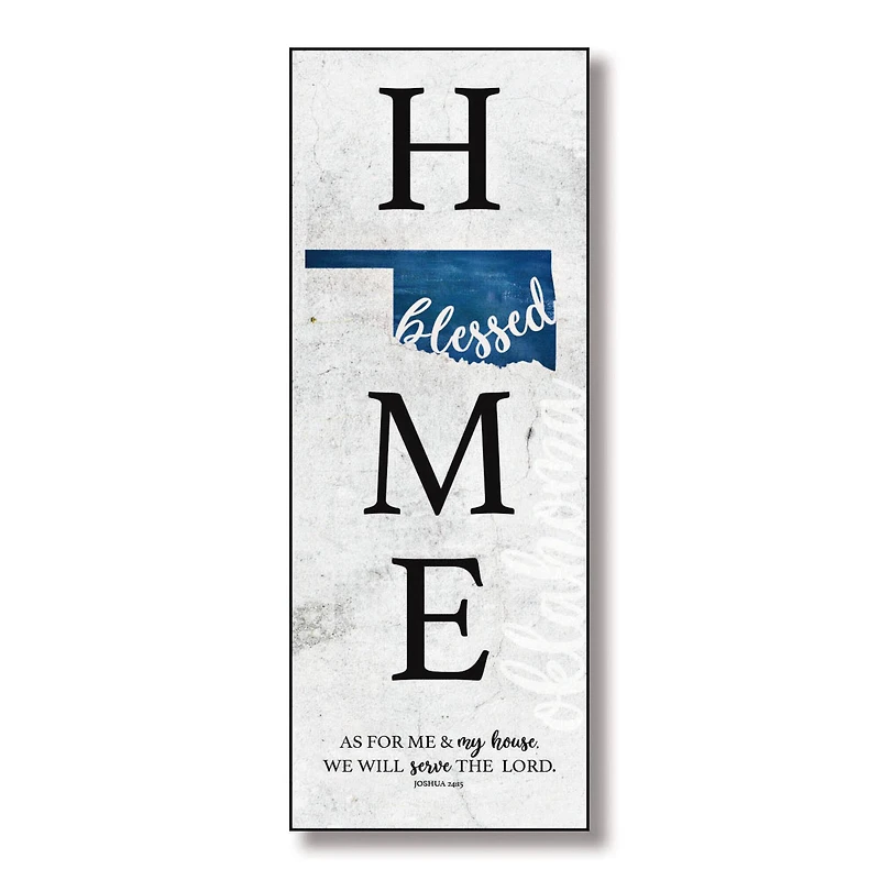 Blessed Oklahoma Home Wall Plaque