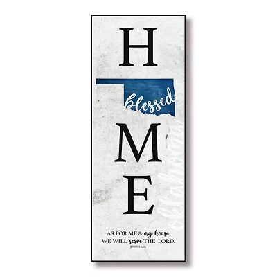 Blessed Oklahoma Home Wall Plaque