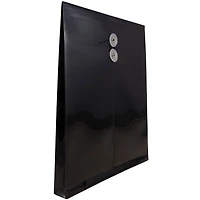 JAM Paper Letter Size Plastic Envelopes with Button & String Tie Closure