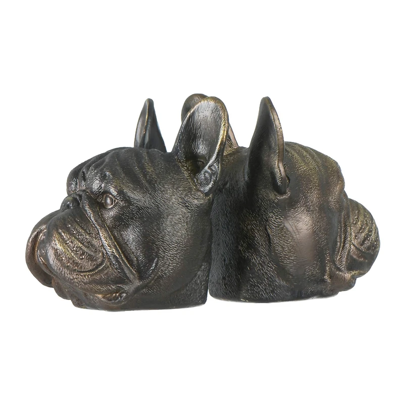 Hello Honey® 5.5" Antique Bronze Dog Bookend Set
