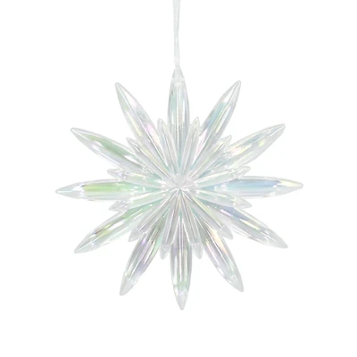5" Iridescent Snowflake Ornament by Ashland®