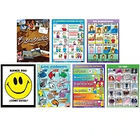 Poster Pals® Spanish Essential Classroom Posters, 7ct.