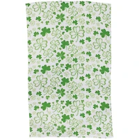 Shamrocks & Plaid Kitchen Tea Towels Set