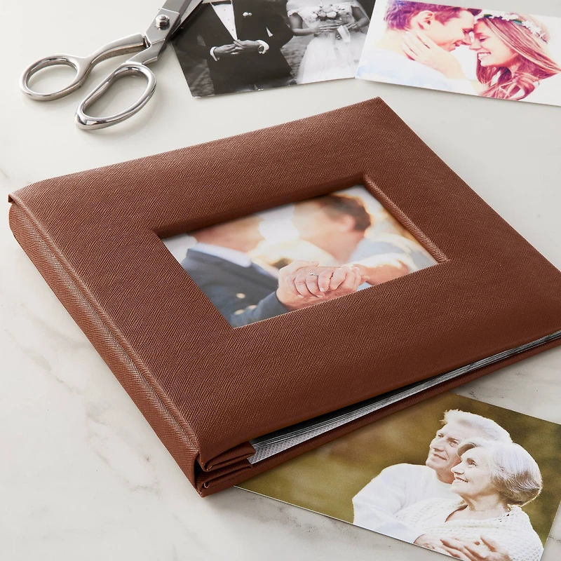 6 Pack: Brown Scrapbook Album by Recollections™, 8" x 8"