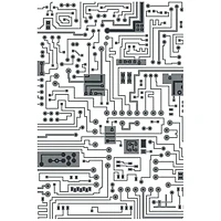 Sizzix® 3D Texture Fades™ Tim Holtz® Circuit Board Embossing Folder