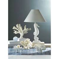 20.5'' White Seahorse Table Lamp