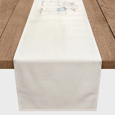 Reindeer Lineup 16" x 90" Cotton Twill Runner