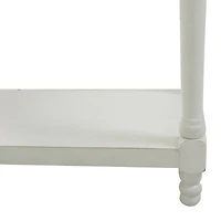 White Farmhouse Shelving Unit, 23" x 13" x 72"