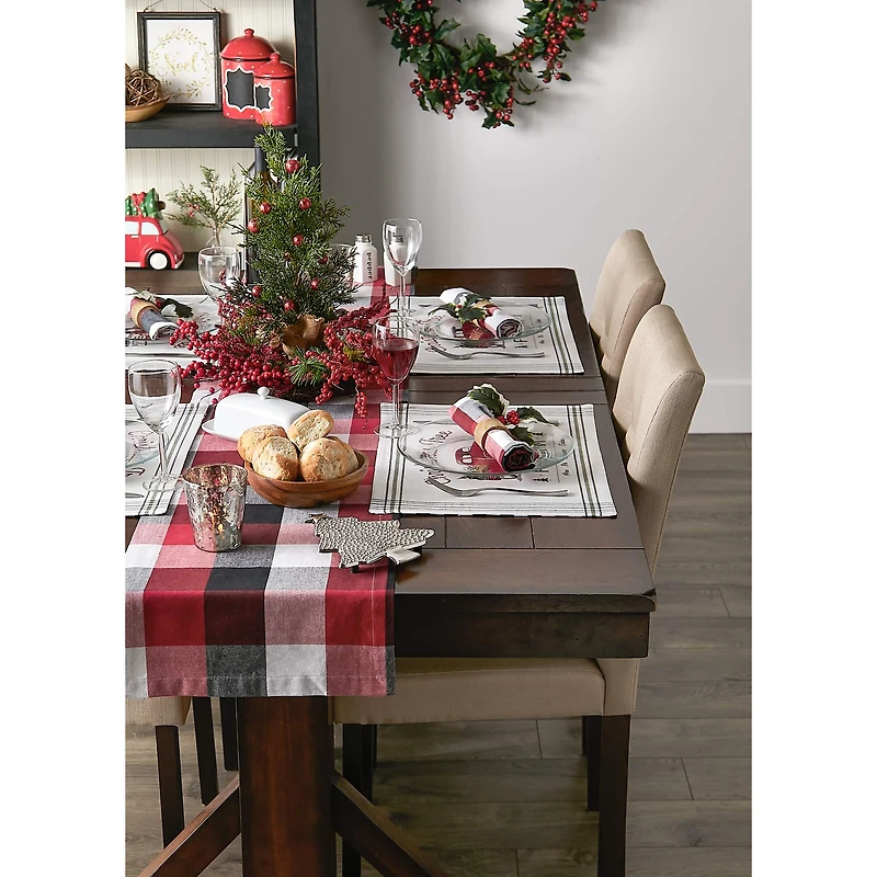 DII® Tree Farm Truck Printed Placemats, 6ct.