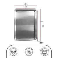 Fat Daddio's® ProSeries Bakeware Natural Aluminum Half Sheet Pan