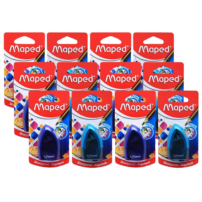 Maped® Tonic 1 Hole Sharpener, 12ct.