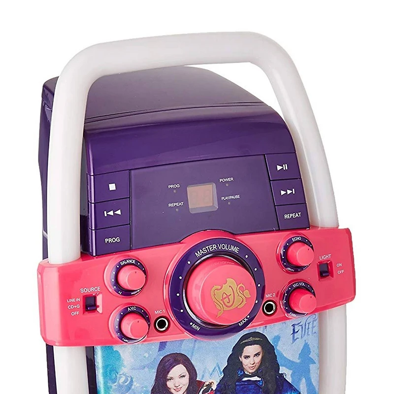 Disney® Descendants Flashing Light Karaoke System