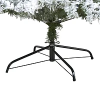 8ft. Unlit Flocked White River Mountain Pine & Pinecones Artificial Christmas Tree