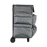Everything Mary Gray & White Teacher Rolling Tote