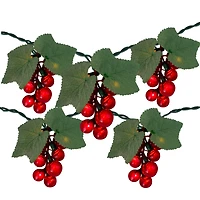 6ft. Red Grape Cluster String Lights