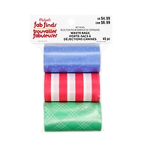 Pets Picks Patterned Waste Bags, 45ct. by Fab Finds