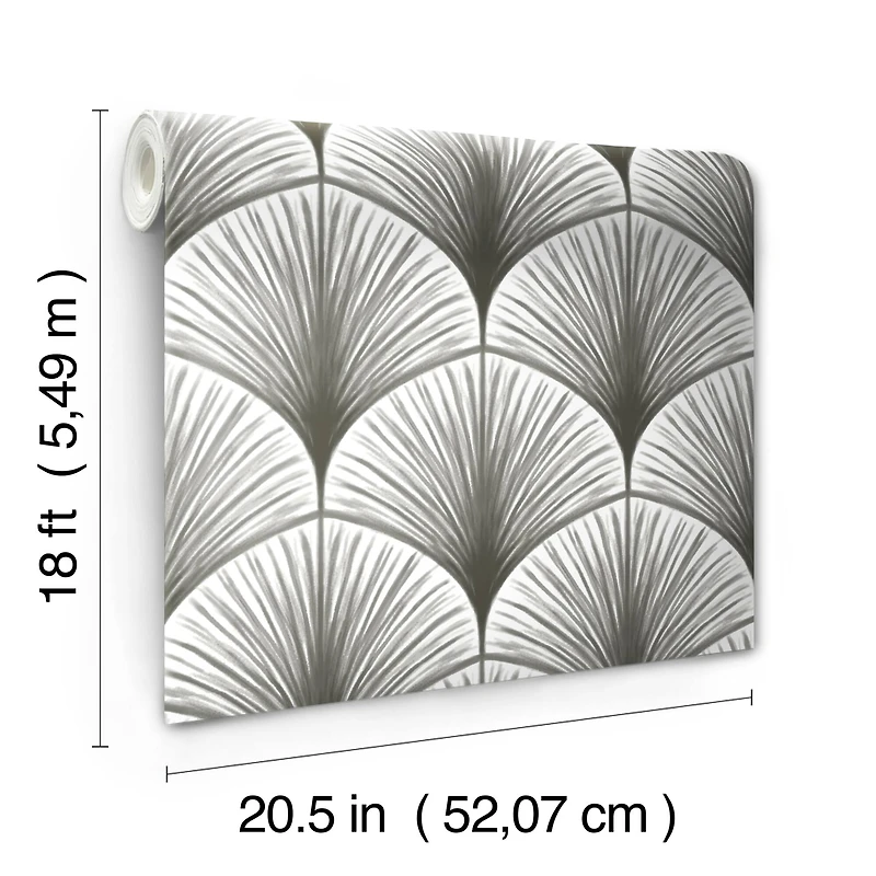 NuWallpaper Amari Gray Peel & Stick Wallpaper