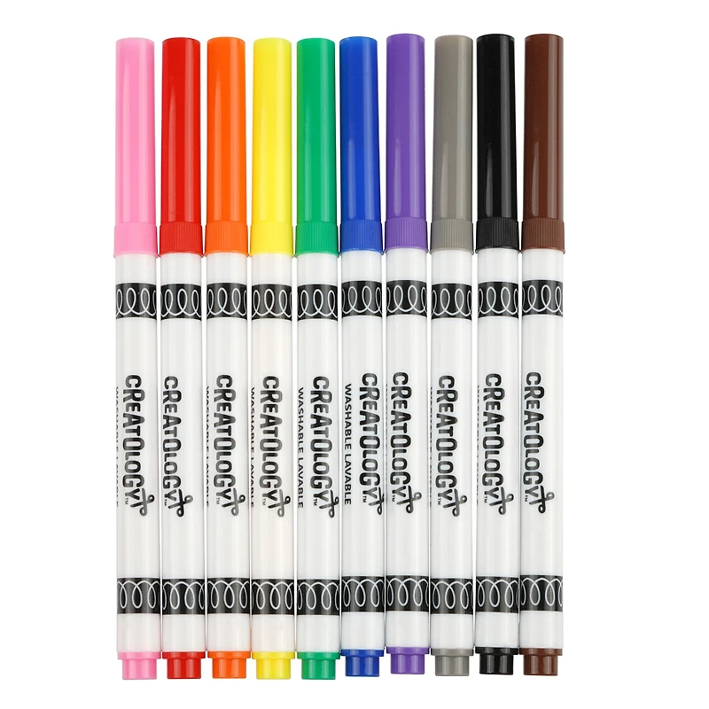 Primary Fine Line Washable Markers by Creatology™