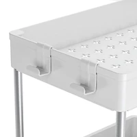 Simplify 2-Tier Storage Shelf with Drawer