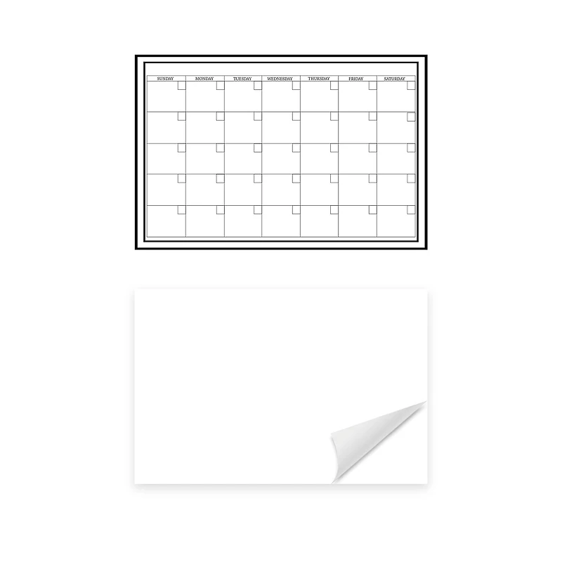 WallPops 36" Message & Calendar Dry Erase Wall Decal Bundle