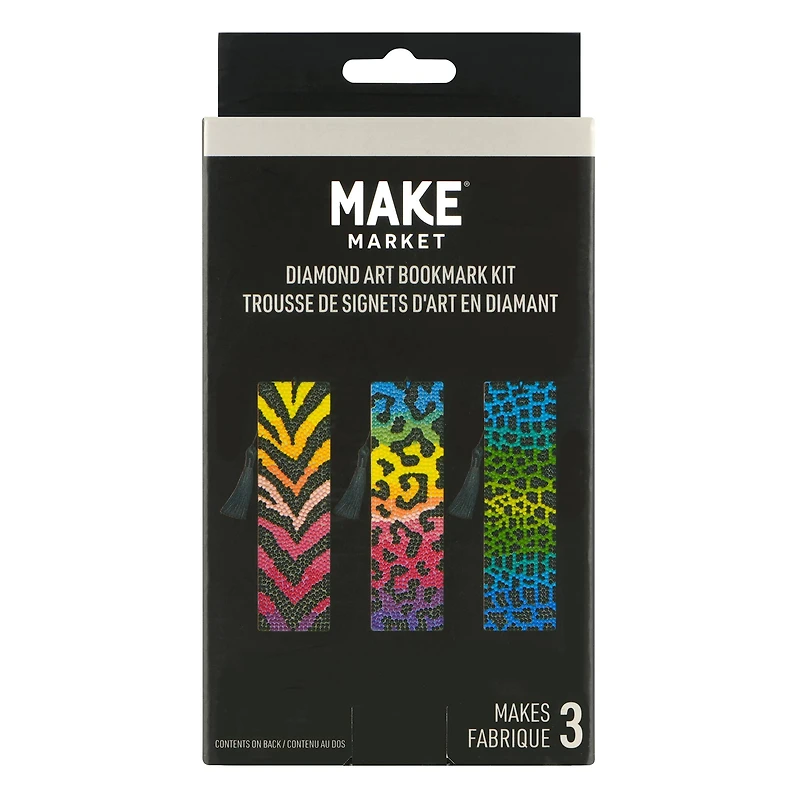 Animal Print Diamond Art Bookmark Kit by Make Market®