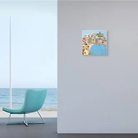 Stupell Industries Italian Seaside Architecture Coastal City Port,12" x 12"