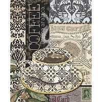 Letistitch Lion Coffee B Counted Cross Stitch Kit