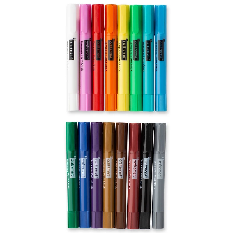 8 Pack: Tempera Paint Sticks by Craft Smart™