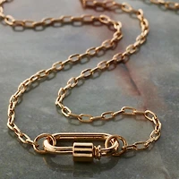18" Gold Paperclip Necklace by Bead Landing™