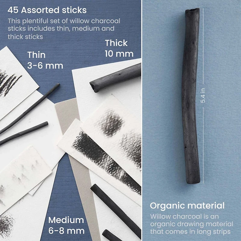 Arteza® Willow Charcoal Set