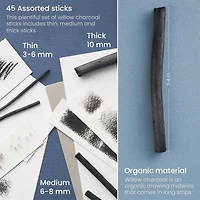 Arteza® Willow Charcoal Set