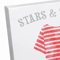 Stars & Stripes Outfit Canvas Wall Art
