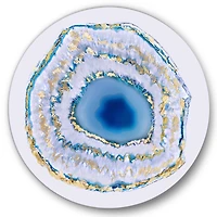 Designart - Golden Blue Agate