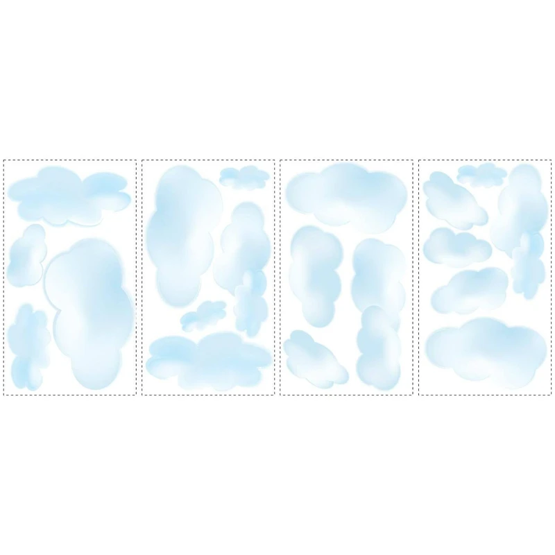 RoomMates Clouds Peel & Stick Wall Decals