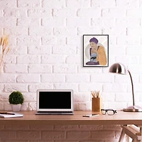 Stupell Industries Maya With Book Over Pattern Wall Art in Frame