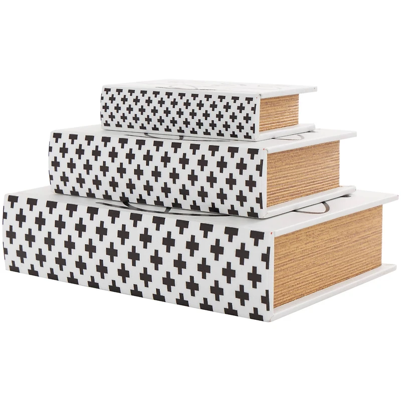 White Eat, Pray, Love Book Storage Box Set