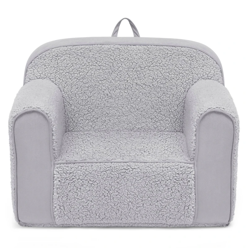 Cozee Sherpa Chair with Suede