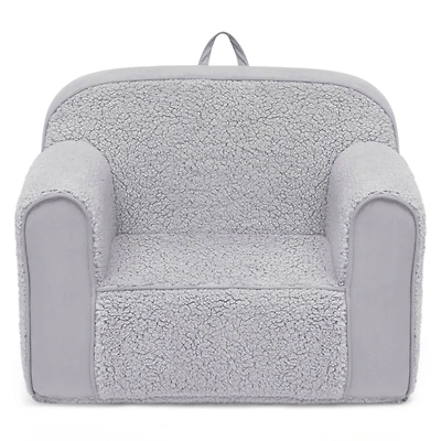 Cozee Sherpa Chair with Suede